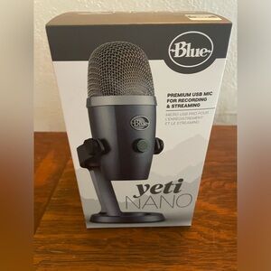 SOLD!!!
Yeti Nano Premium USB Mic unopened box  SOLD!!!